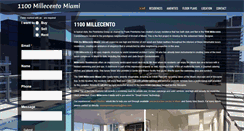 Desktop Screenshot of millecentomiamibrickell.com